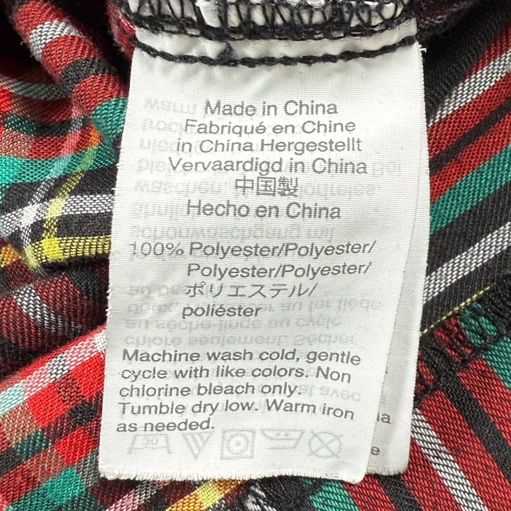 CREWCUTS J. Crew Girls' Holiday Tartan Plaid Flannel Christmas Nightgown Size 10